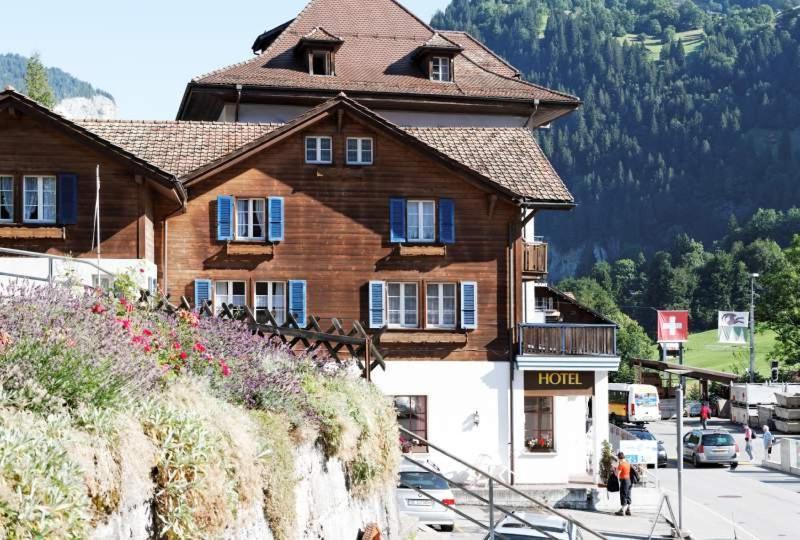 Ferienwohnung Bahnhoefli Lauterbrunnen Eksteriør bilde