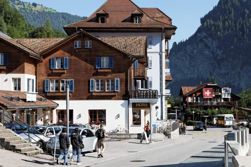 Ferienwohnung Bahnhoefli Lauterbrunnen Eksteriør bilde