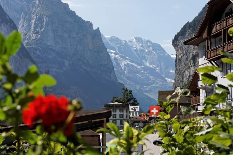 Ferienwohnung Bahnhoefli Lauterbrunnen Eksteriør bilde